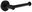 400.20BLM Toilet paper holder, black matt