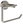 401.30SSB Toilet paper holder, brushed stainless steel
