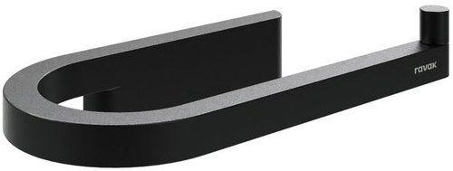 Ravak CR II 400.20BLM Toilet paper holder, black matt - Toilet Paper Holder - Main image