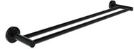 Ravak KN 320.20BLM Towel holder 60 cm, double, black matt - Towel Rack