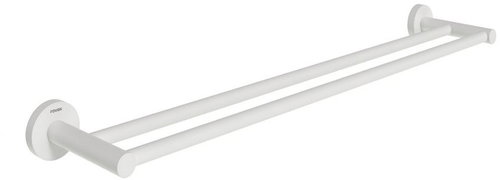 Ravak KN 320.10WHM Towel holder 60 cm, double, white matt - Towel Rack - Main image