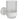 210.10WHM Holder with glass, white matt