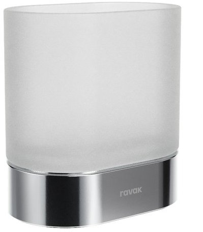 Ravak CR II 211.00CR Glass, chrome - Toothbrush Holder Cup - Main image