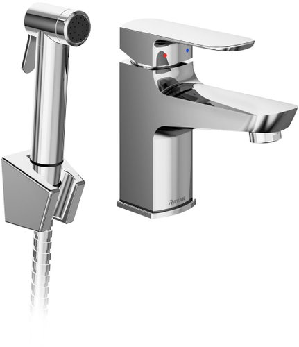 RAVAK BM 011.01CR Basin mixer 144 mm, chrome - Tap - Main image