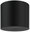 989.20BLM Ceiling shower cylinder, 245 mm, black matt