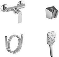 Ravak CL 032.00CR. +S Shower wall mixer with shower set, chrome - Shower Set