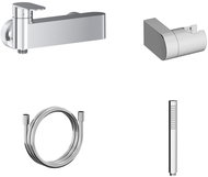 Ravak CR II 032.00CR. +S Shower wall mixer with shower set, chrome - Shower Set