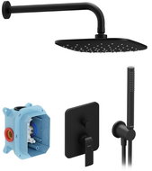 Ravak FL 090.21 black shower socket set - Shower Set