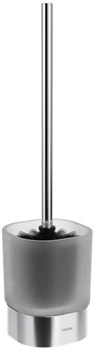 Ravak CR II 411.00CR WC brush with container, chrome - Toilet Brush - Main image