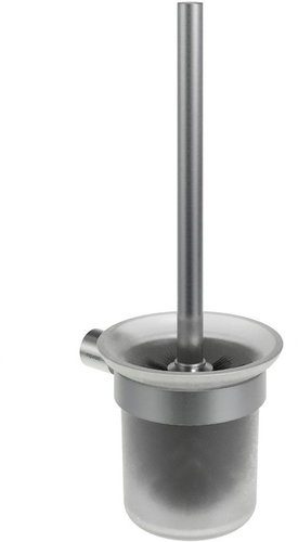 Ravak FD 410.30SSB Holder with toilet brush and container, brushed stainless steel - Toilet Brush - Main image