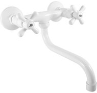 Slezák-RAV MK101/21B Morava Sink/sink mixer, white glossy - Tap