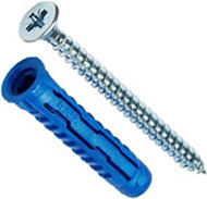 Rawlplug Universal knotting dowel 4ALL 6 mm - nylon with screw; 4,5 x 40 mm - Anchors