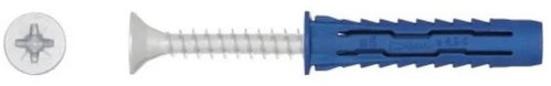 Rawlplug Universal dowel 4ALL 10 mm - nylon with screw (8 pcs/pack); 6 x 60 mm - Anchors - Main image