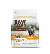 RAW PALEO Adult Cat - Dry Food with Turkey and Chicken for Adult Cats 250g - Cat Kibble