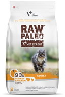 RAW PALEO Adult Cat - Dry Food with Turkey and Chicken for Adult Cats 2kg - Cat Kibble