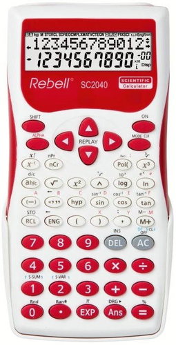 REBELL SC2040 red / white - Calculator - Main image