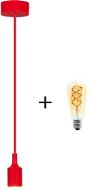 RABALUX Roxy červená + žárovka V-TAC 5W - Lamp