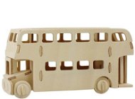 Drevené 3D Puzzle - Poschodový autobus - Puzzle