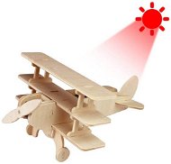 Drevené 3D puzzle – Solárne lietadlo Trojplošník - Puzzle