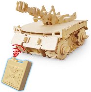 Dřevěné 3D Puzzle - Tank na dálkové ovládání  - Puzzle