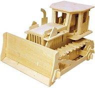 Wooden 3D Puzzle - Bulldozer auf der Fernbedienung - Puzzle