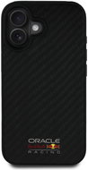 Red Bull Carbon Shiny Logo MagSafe Back Cover for iPhone 16 Black - Phone Cover