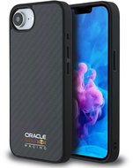 Red Bull Carbon Shiny Logo MagSafe Back Cover for iPhone 16e/17e Black - Phone Cover