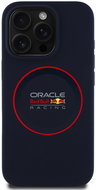 Red Bull Silicone Red Ring MagSafe Back Cover for iPhone 16 Pro Max Navy - Phone Cover