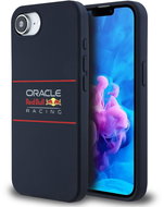 Red Bull Silicone Horizontal Logo MagSafe Zadní Kryt pro iPhone 16e/17e Navy - Kryt na mobil