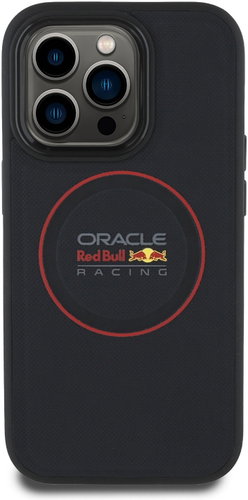 Red Bull PU Leather Red Ring MagSafe Back Cover for iPhone 13 Pro Navy - Phone Cover - Main image