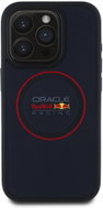 Red Bull PU Leather Red Ring MagSafe Back Cover for iPhone 15 Pro Max Navy - Phone Cover