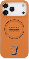 Red Bull Silicone Blue Ring MagSafe Back Cover for iPhone 17 Pro Max Orange - Phone Cover