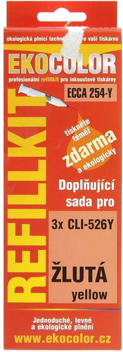  Ekocolor ECCA 254-Y  - Refillkit - Main image
