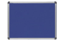 ROCADA 6600, textile, aluminium frame, 60 x 45 cm, blue - Notice-board