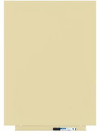 ROCADA Skin Colour 6419R-1015, frameless, 75 x 55 cm, ivory RAL 1015 - Magnetic Board