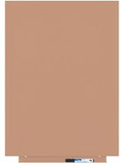 ROCADA Skin Colour 6419R-3012, frameless, 75 x 55 cm, red-beige RAL 3012 - Magnetic Board