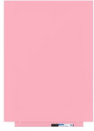 ROCADA Skin Colour 6419R-3015, frameless, 75 x 55 cm, light pink RAL 3015 - Magnetic Board