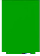 ROCADA Skin Colour 6419R-6018, frameless, 75 x 55 cm, green-yellow RAL 6018 - Magnetic Board