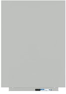 ROCADA Skin Colour 6419R-7035, frameless, 75 x 55 cm, light grey RAL 7035 - Magnetic Board