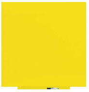 ROCADA Skin Colour 6425R-1023, frameless, 100 x 100 cm, traffic yellow RAL 1023 - Magnetic Board