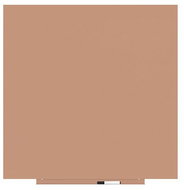 ROCADA Skin Colour 6425R-3012, frameless, 100 x 100 cm, red-beige RAL 3012 - Magnetic Board