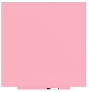 ROCADA Skin Colour 6425R-3015, frameless, 100 x 100 cm, light pink RAL 3015 - Magnetic Board