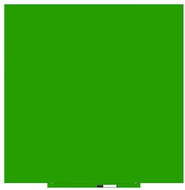 ROCADA Skin Colour 6426R-6018, frameless, 120 x 120 cm, green-yellow RAL 6018 - Magnetic Board