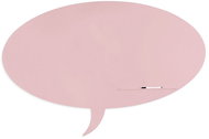 ROCADA Skin Shape Talk 6440-490, frameless, bubble shape, 115 x 75 cm, pink RAL 490 - Magnetic Board
