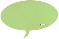 ROCADA Skin Shape Talk 6440-230, frameless, bubble shape, 115 x 75 cm, green RAL 230 - Magnetic Board