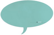 ROCADA Skin Shape Talk 6440-6027, frameless, bubble shape, 115 x 75 cm, light green RAL 6027 - Magnetic Board