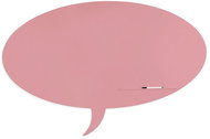 ROCADA Skin Shape Talk 6441-3015, frameless, bubble shape, 150 x 100 cm, light pink RAL 3015 - Magnetic Board