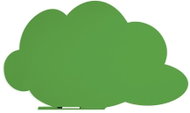 ROCADA Skin Shape Cloud 6450-6018, bezrámová, tvar mraku, 115 x 75 cm, zelenožlutá RAL 6018 - Magnetická tabule