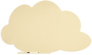 ROCADA Skin Shape Cloud 6451-1013, frameless, cloud shape, 150 x 100 cm, pearl white RAL 1013 - Magnetic Board