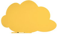 ROCADA Skin Shape Cloud 6451-1023, frameless, cloud shape, 150 x 100 cm, traffic yellow RAL 1023 - Magnetic Board